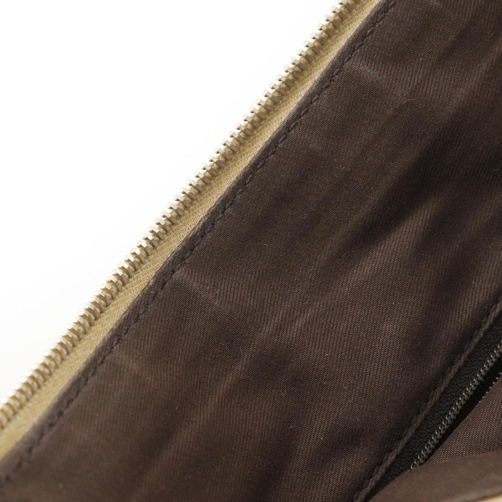 GUCCI Abbey line Shoulder Bag 203257 Brown GG canvas Women Used