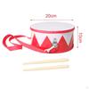 8 inch Kids Drum Set Children Waist Marching 8inch Wooden Toy for Baby