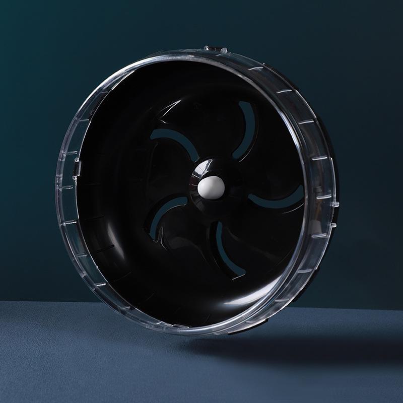 Бесшумная беговая дорожка для хомяков: Колесо 21  с креплением для ремня - большой ролик и игрушка для золотых медведей 12 cm