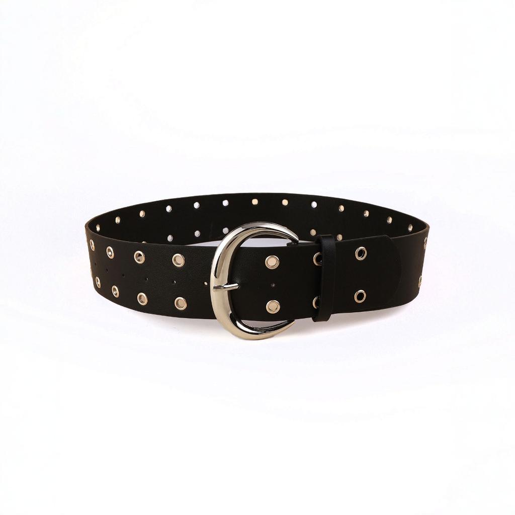 Fashionable Black Wide New Belt Women's Decoration with Skirt Waist Seal Outer Dress Waist Belt Waist Cinching Accessories