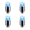 1/4Pcs Car Wheel Lights Cap Auto LED Light Wheel Tire Tyre Air Valve Stem Caps Cover for Car Motorcycle Auto Lights Accessories
