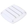 Louvered Flush Plastic Thru Vent 3in Boat Vent Easy Installation Optimal Airflow for Boat RV White