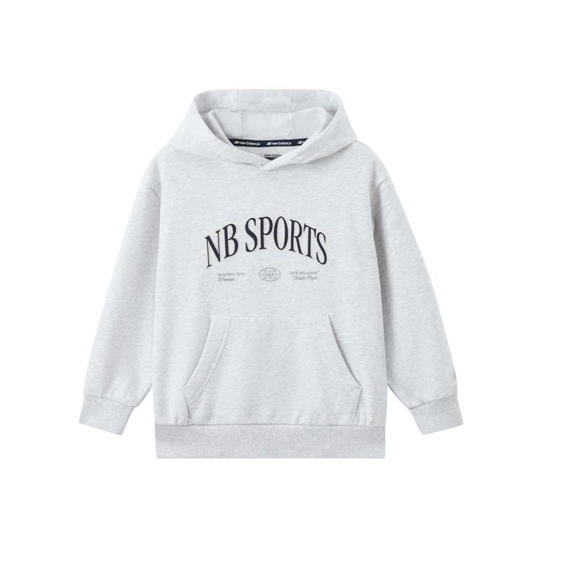 New Balance Sweatshirt Light Gray Children Aged 3 7 Years Old 7CF1E153-LGR 120