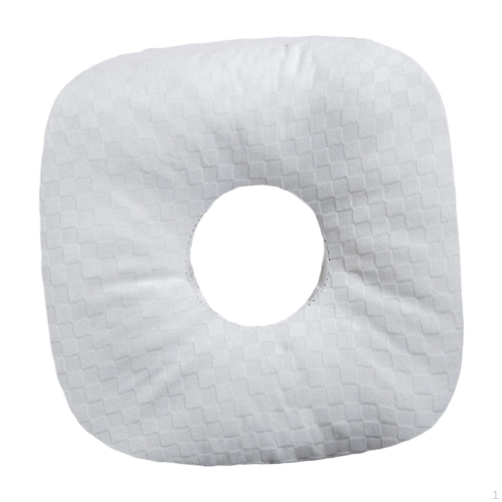 

Ear Piercing Pillow Donut Comfortable Portable Gifts Lightweight Ergonomic Cottons O Shaped белый