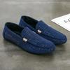 Fashion Men's casual lazy Shoes Low cut Breathable Flats Trendy versatile round toe shoe Lightweight non slip Male shoes Homme Zapatos