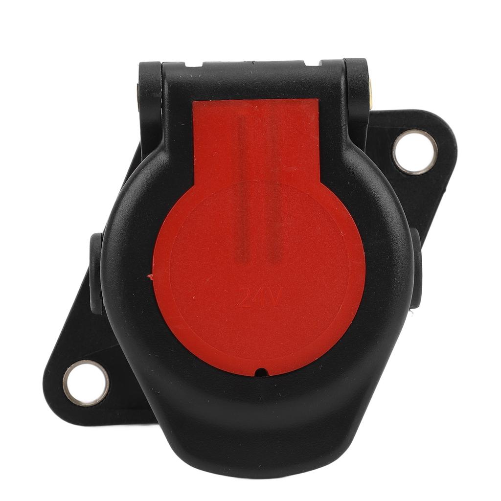 15pin Trailer Plug Socket 24V 15pin Trailer Connector Adapter Stable Performance for  Boat RV Trailer Adapter Plug Socket