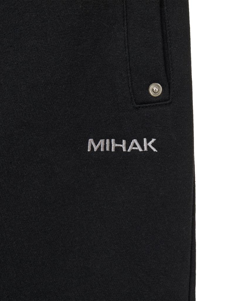 Mihag Metal Plate Bermuda Shorts (Black)
