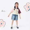 Xiaoyinman Girls' 10A Antibacterial Cartoon Polo Shirt