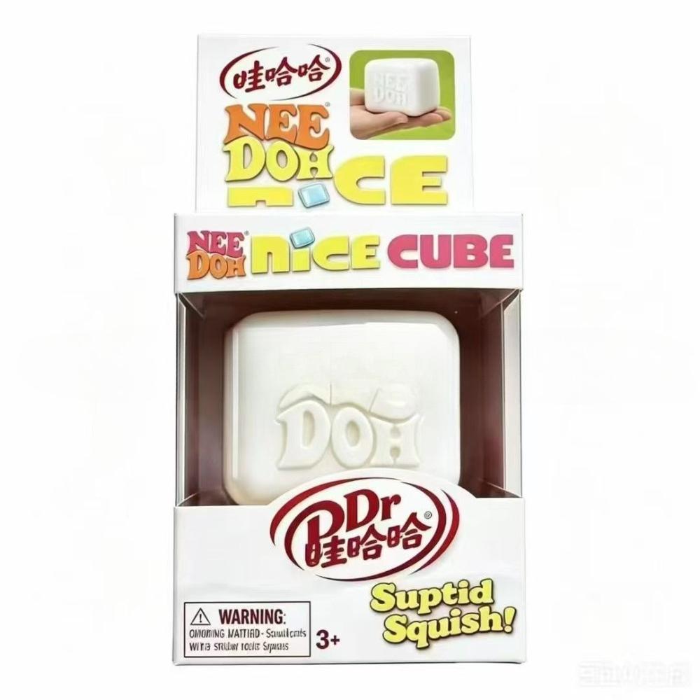 Needoh Cubo Sensoriale Nice, Strumento Fidget Antistress per Ansia e Concentrazione, Cubo Sensoriale da Scrivania per Adulti e Bambini