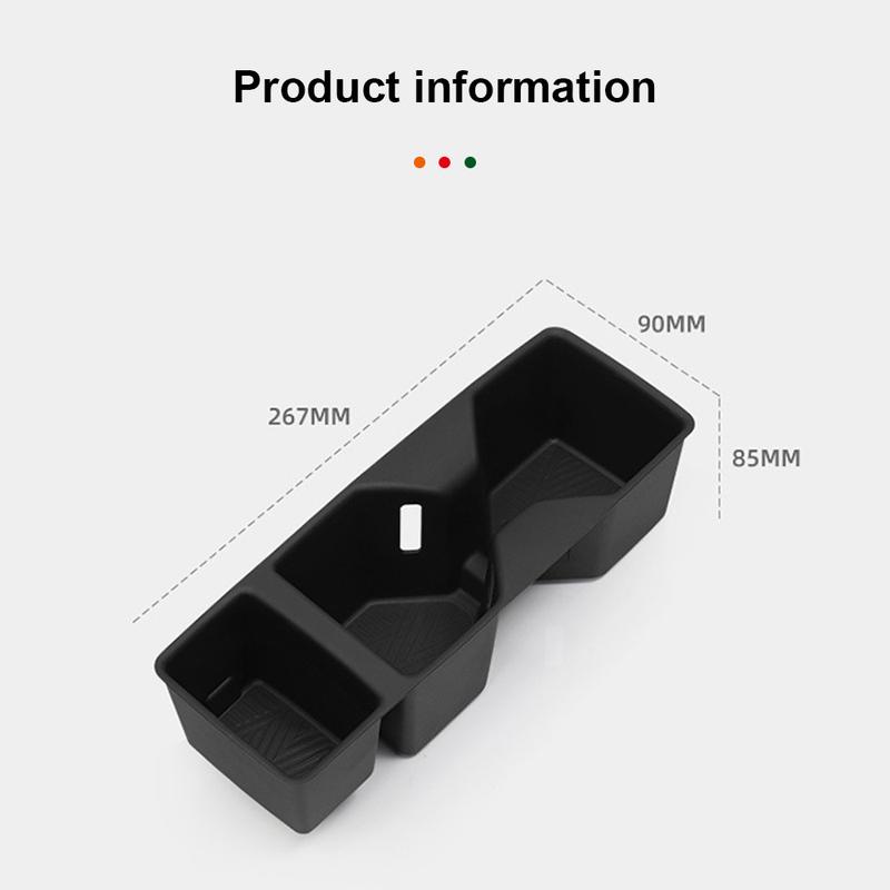 For Kia Sorento -2025 Center Console Water Cup Holder Center Console Armrest Storage Organizer Tidying Storage Box Accessory