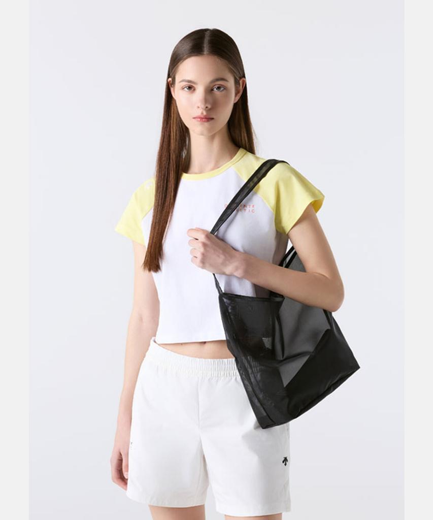 Descente Women'S Mesh Shoulder Bag Black Sr222Ubg4A