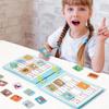 Interactive DIY Kids Busy Book Toy 1-10 Quantity Word Cognition Alphabet Puzzle Game  Children