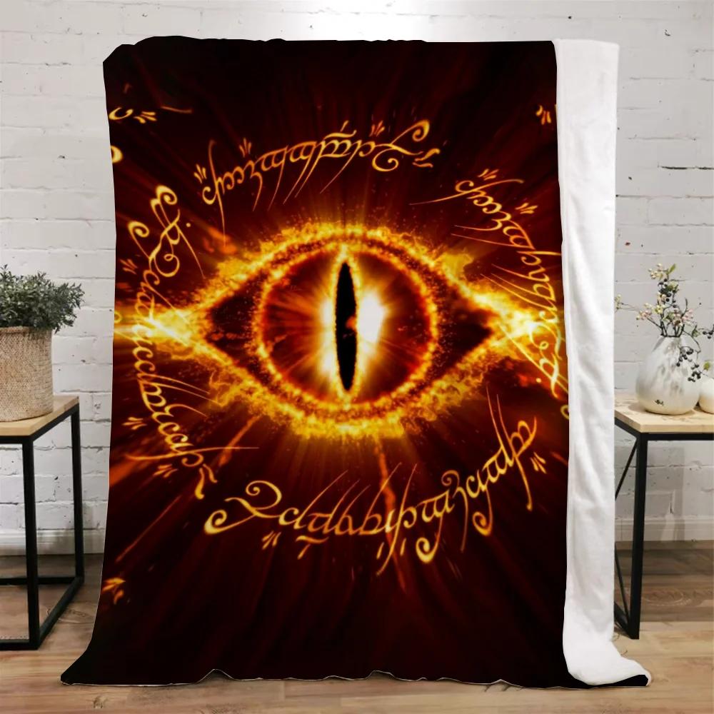 The Lord of the Rings Fleece Throw Blanket for Sofa Decoration Bed Blankets King Size Home Interior Knitted Plaid Luxury Bedding