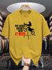 Unisexs Crew Neck T Shirt My Heart Does Not Beat It Revs Motocross Graphic Tee Casual Tops Dirt Bike Fans Summer Daily Outfit Gift