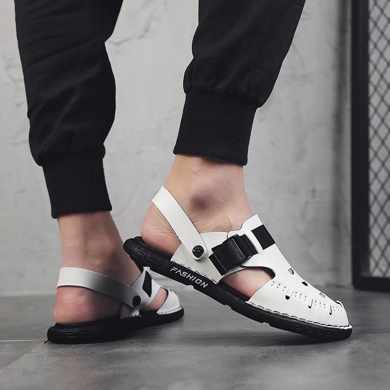 Fashion Casual beach trendy men's shoes Comfortable and breathable designer style Fashion street walking Lightweight daily sandal