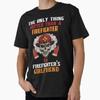 Firefighter Girlfriend T-shirt Premium T-Shirt M-2XL Gift,