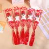 5Pcs Wedding Decoration Rose Bear Artificial Flowers Bouquet For Valentine'S Day Diy Gift Ornament Party Supplies Home Decor