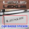 3D ABS Letter Logo Car Stickers Rear Trunk Labels Tail Mark For F SPORT ES RX NX LS UX IS CT GS RC HS SC TX LX GX RZ
