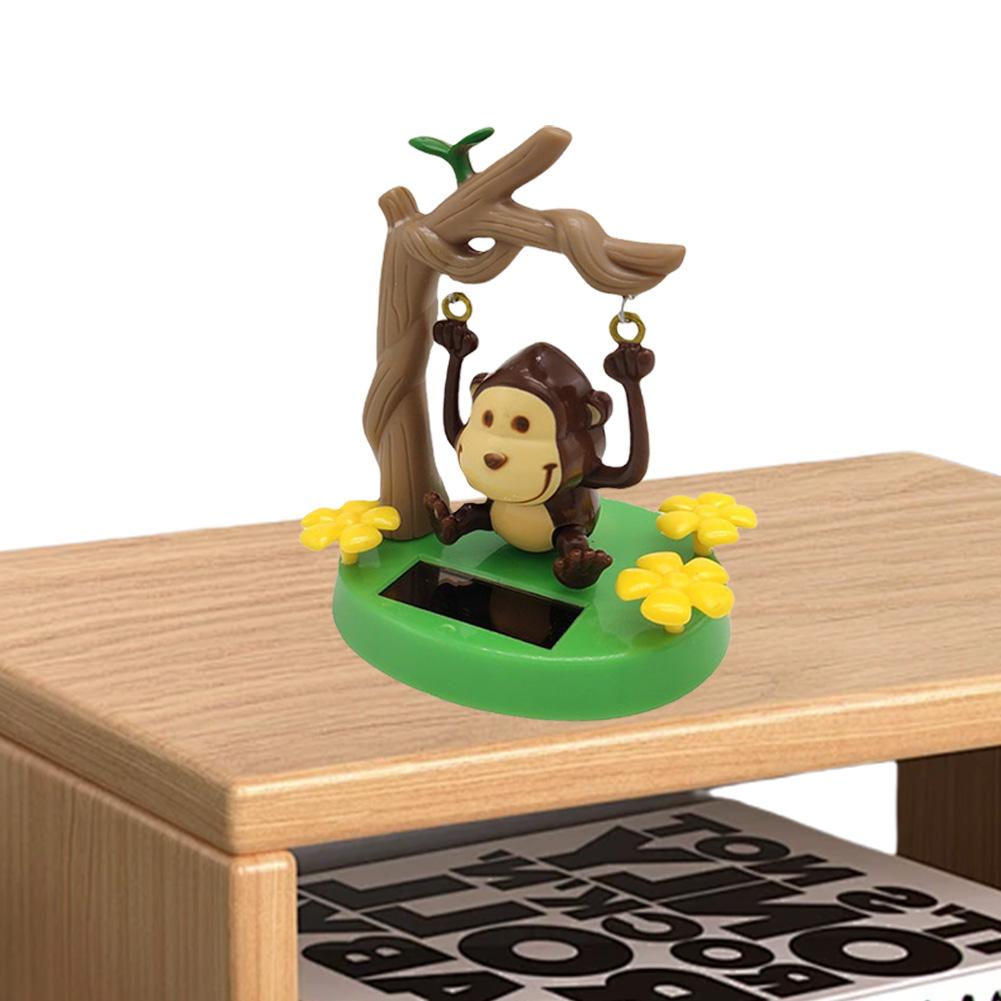 

Solar Dancing Monkey Toy Car Dashboard Bobblehead Cartoon Animated Bobble Monkey Dancer for Car Interior Decoration China Mainland