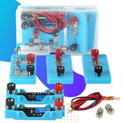 1 Takım Eğitim Devresi Oyuncak Çocuklar için Yaratıcı Elektrik Fizik Bilim Laboratuarı Öğrenme Devre Kiti