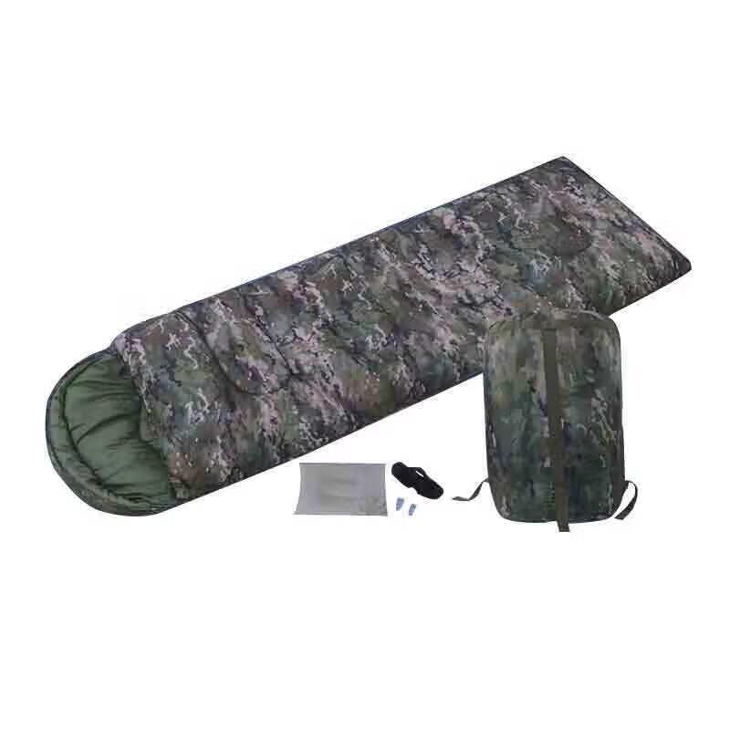 Erwachsenen-Schlafsack mit Umschlag und Tarnmuster
