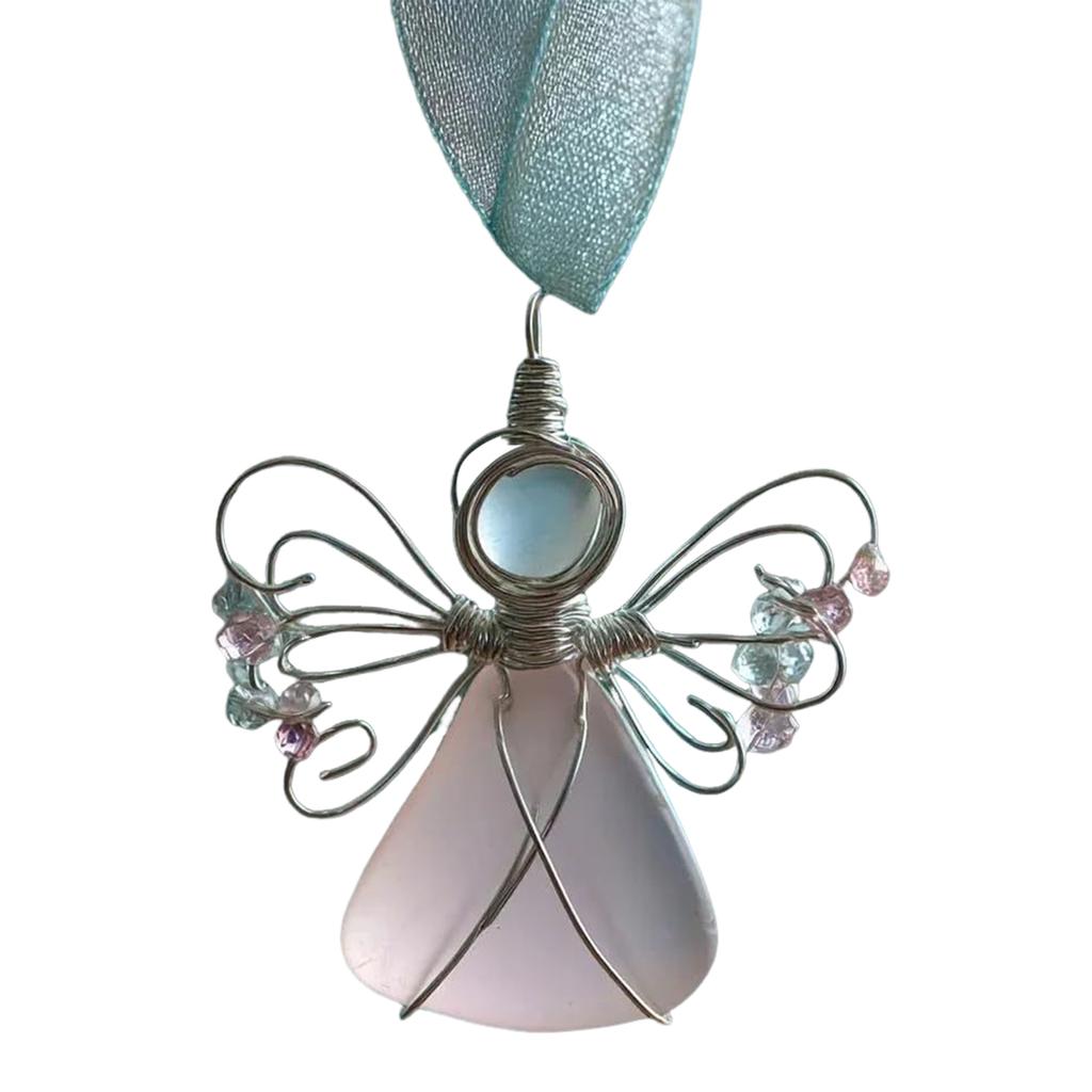 Meeresglas Engel-Baumschmuck Nachdenkliches Einzigartiges Geschenk Geschenk für Lieben
