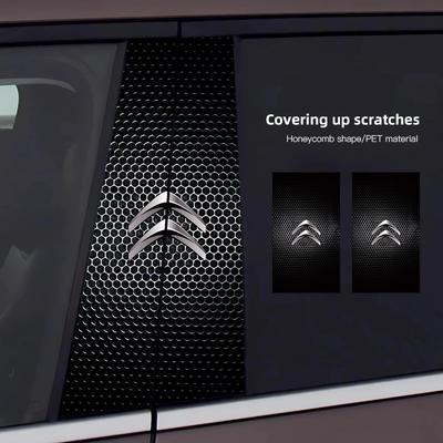 Auto-Emblem Mittelsäulen-Aufkleber Auto-Tür Dekorationsaufkleber für Citroen C1 DS3 C2 C3 Vts C4 Saxo C4L C5 C6 C8 Xsara C3-XR