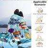 1PC Custom Name Blanket Dexter Power Adventure Flannel blankets Patterns Throw Blanket All-Season Soft Gift for Couch, Bed, Camping, Birthday gifts