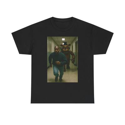 Unisex Shirt Cotton Oversize Large Size Kanye Friday Night At Freddy's Graphic T Shirt Cotton Tee NEW