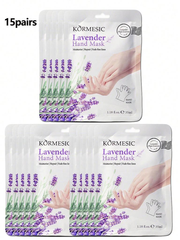 1-10pcs Lavender Essence Hand Mask, Deep Nourishing Anti-Cracking Softening Hand Skin, Whitening Exf