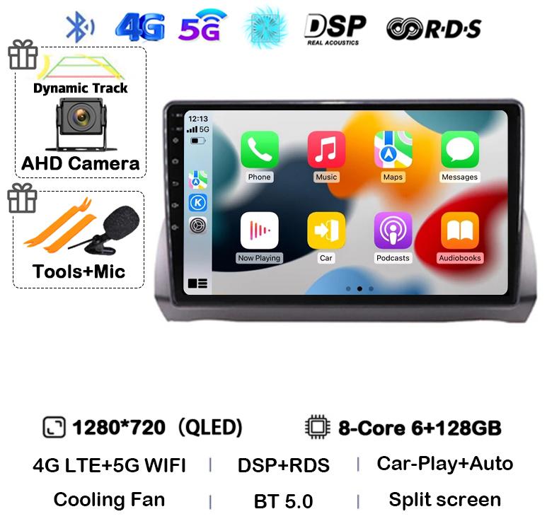 Android 14 Carplay Auto For Fiat Argo 2019 2020 2021 2022 Stereo Multimedia Autoradio DSP Car Radio Video Player GPS 360 Camera