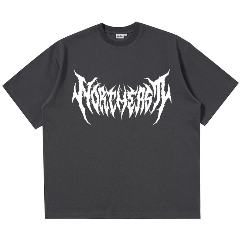 Herren Grafik T-Shirts Kurzarm T-Shirts Tops Oversized Vintage Streetwear Gothic Harajuku Koreanische Mode Sommer Y2k Kleidung