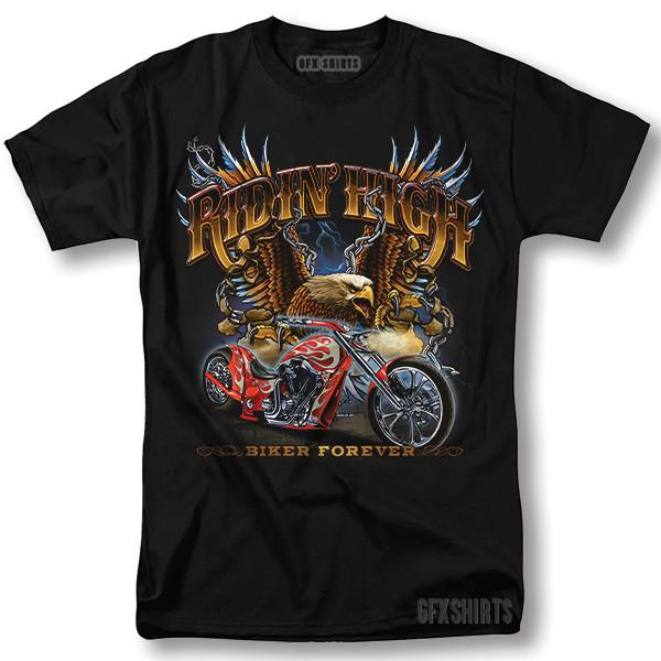 Biker Classic HarIey Classic Motorcycle Riding High HD Graphic T-Shirt Unisex T-Shirt S