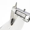 DIY Universelles Motorrad-Kennzeichen Aluminium Kundenspezifisches Ovales Nummernschild