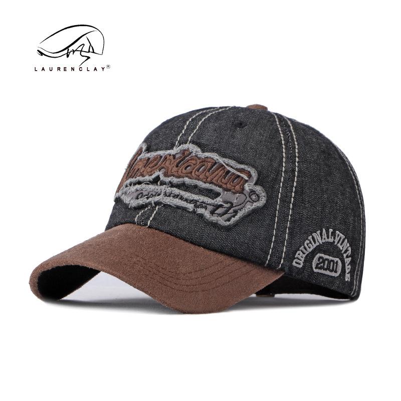 Washed Cotton Cowboy Baseball Hat Men's and Women's Spring and Summer Outdoor Sports Hat Sunscreen Sunshade Sun Hat Cap