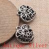 Big Heart Shaped Charms Pendant For Bracelet Necklace Jewelry Making Craft Findings