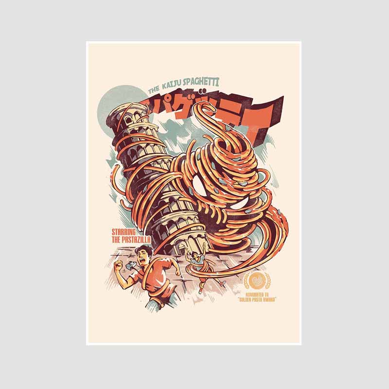 Japanese Food Guide Retro Posters Funny Noodles Poster Mural Wall Art Prints White Paper Art Painting Room Decoration Pictures Home Decor