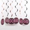 PVC Spiral Ornament Pendants for 18th, 30th, 60th Birthday Party Decorations