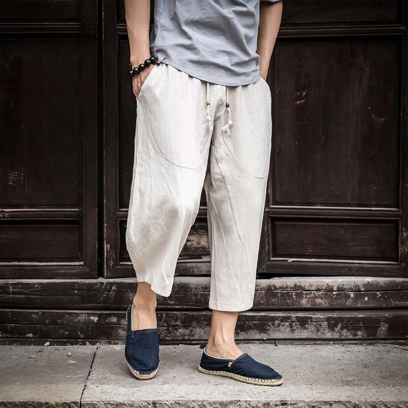 Streetwear Çapraz Pantolon Erkek Harajuku Günlük Harem Pantolon Erkek Bol Yüksek Kalite Jogger Eşofman Altı Kadın Büyük Beden Yazlık M-4XL