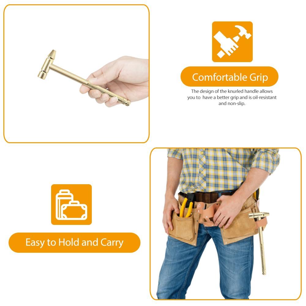 1pc Multifunctional Small Hammer for Home Use, a Six-In-One Tool with a Mini Screwdriver And Metal Hammer