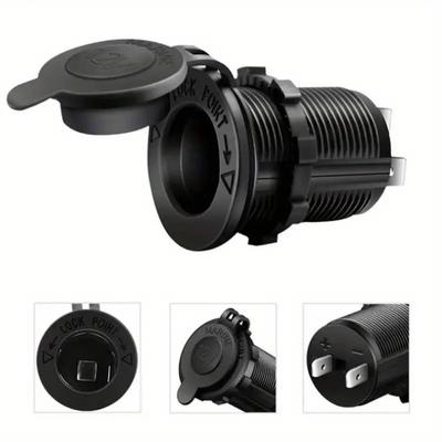 1pc 12V Cigarette Lighter Socket Waterproof Car Boat Motorcycle Splitter Power Adapter Sockets Power Plug Outlet Lighter