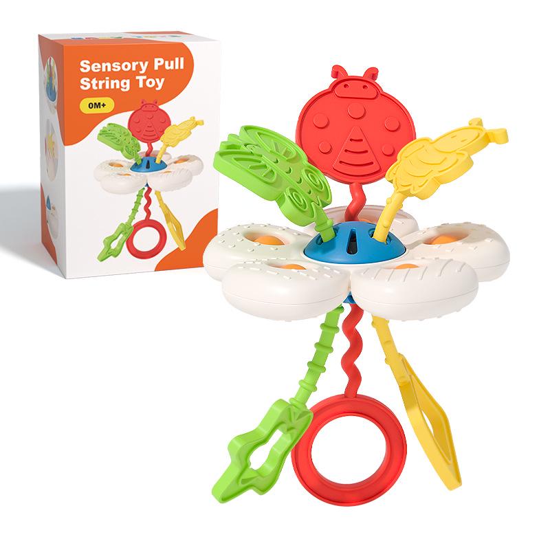 

Насекомое-спиннер-прорезыватель для младенцев и малышей, развивающая игрушка для возраста 0-3 года.