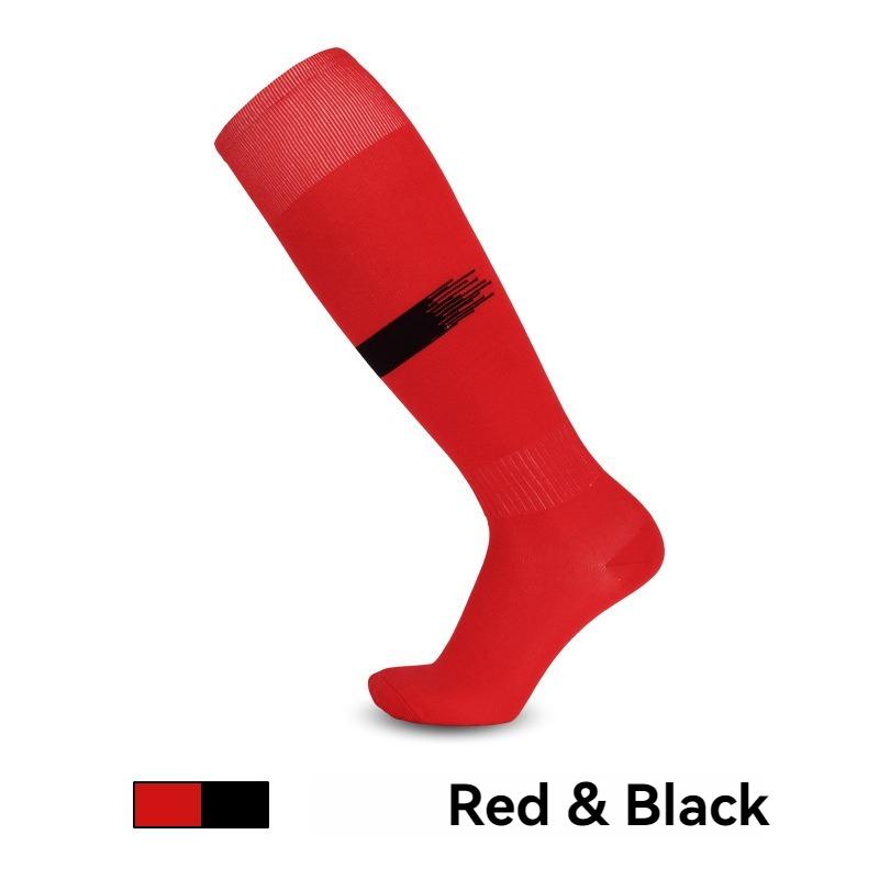 1 Pair Adults Kids Sports Soccer Socks Men Boy Knee High Breathable Towel Bottom Football Training Long Stocking Hockey Sock