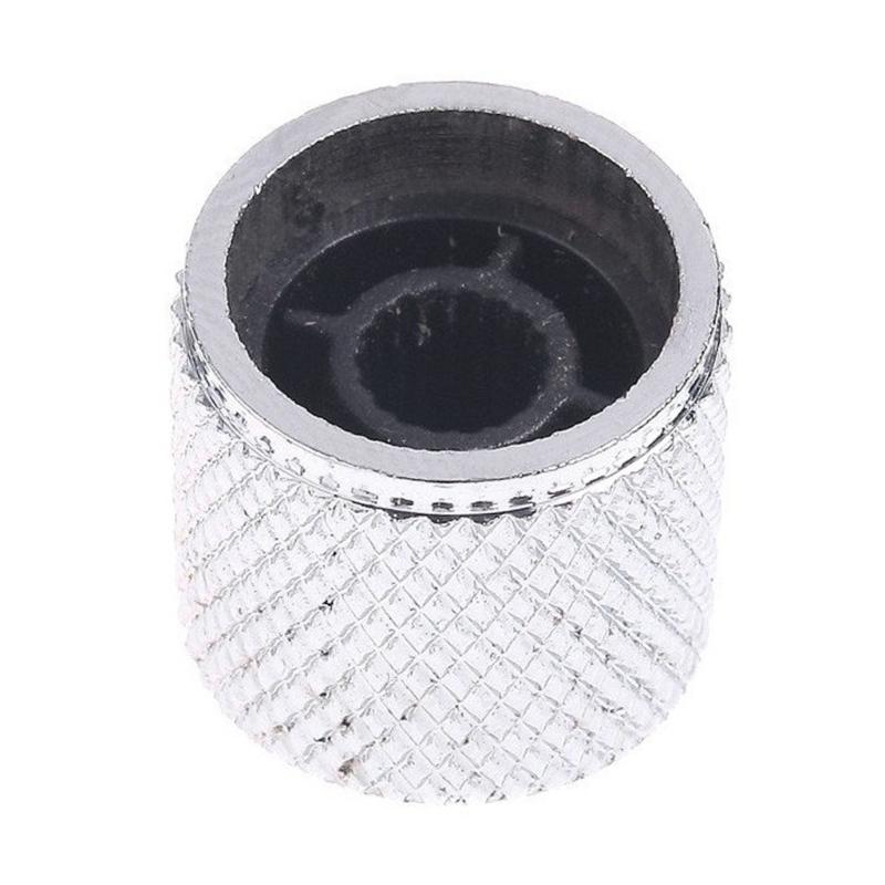 4Pcs Guitar Knobs Tops Hat Knobs Guitar Speed Control Knobs Metal Volume Tone Control Knobs Fits 6mm/0.24" Rotary Shaft