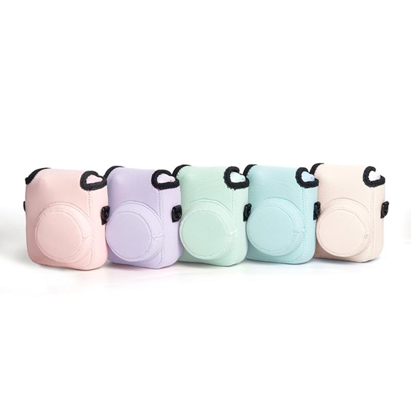 Soft Bag for Mini 12 Camera Keep Your Device Scratch Resistant Soft & Sturdy Bag with Comfortable Strap Bright Color