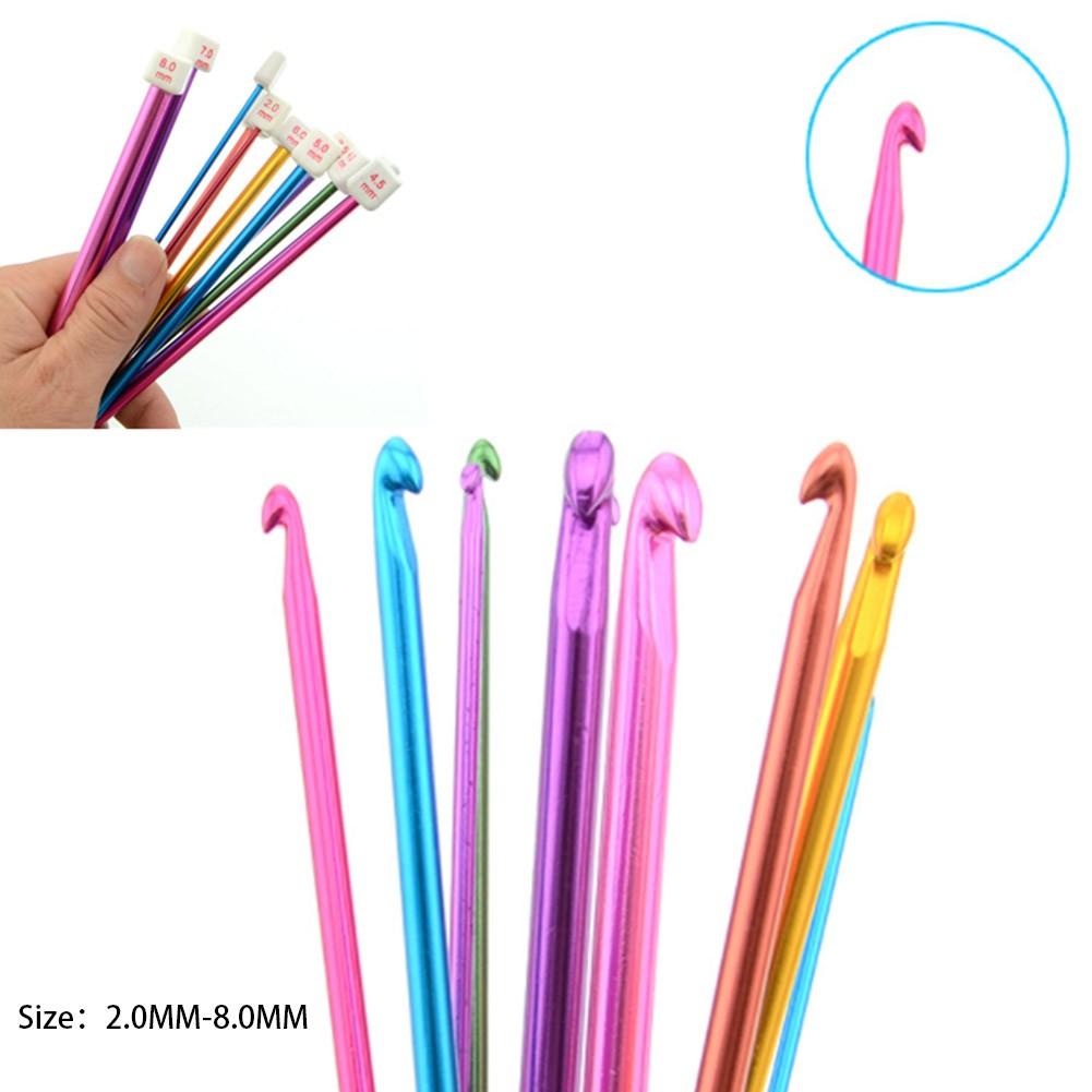 Crochet Hooks Tunisian Afghan Afghan Aluminum Knitting Needles