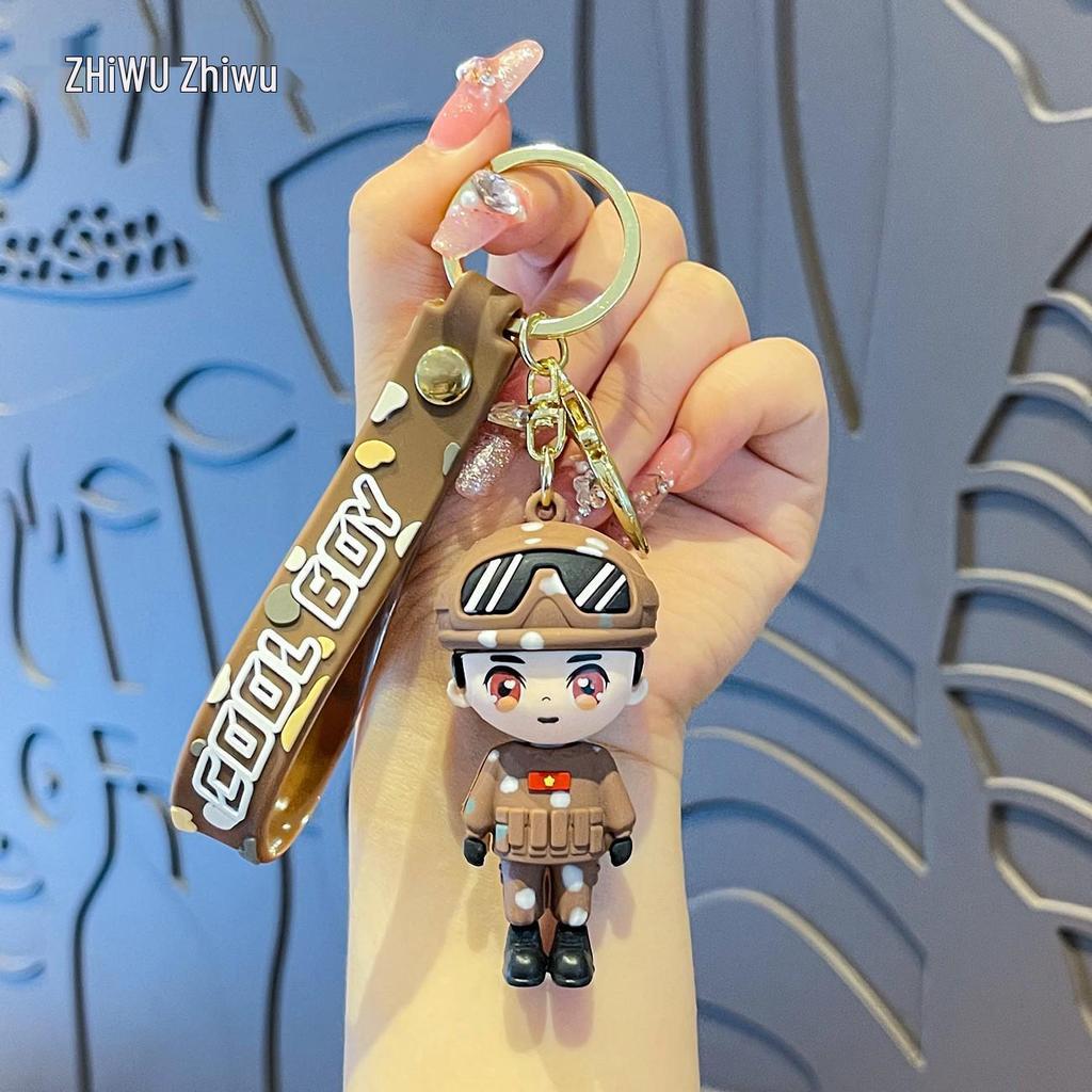 Military Appreciation Keychain: Navy, Army, Air Force Bag & Car Ornament - Ideal for Army Day Gifts