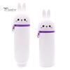 Pencil Case Desktop Stand Up Pen Holder Cartoon Animal Design Silicone Pencil Storage Bag for Home School Office Supplies