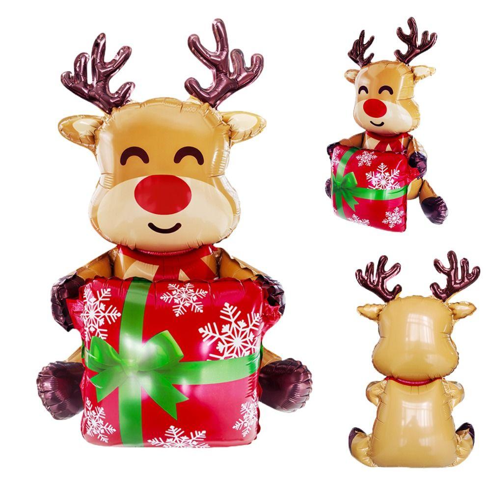 Extra Large 3D Santa Claus Balloons Merry Christmas Xmas Tree Balloons  Christmas Decorations