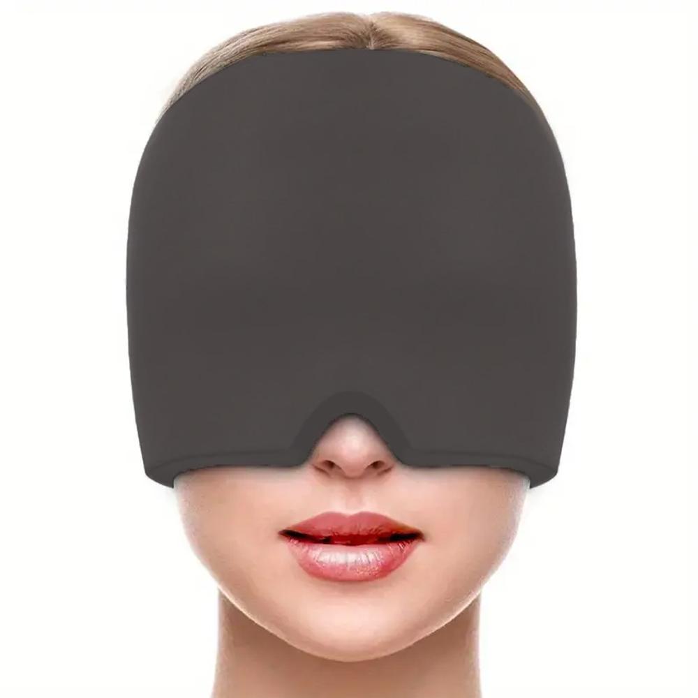 Reusable Head Ice Pack Adjustable Gel Cold Pack Head Wrap Migraine Relief & Tension Headache Relief Migraine Cap Head Massager